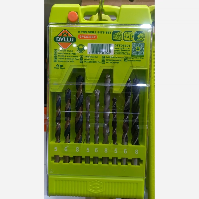 ست 9 عددی مته دایلو مدل DTTD6B01